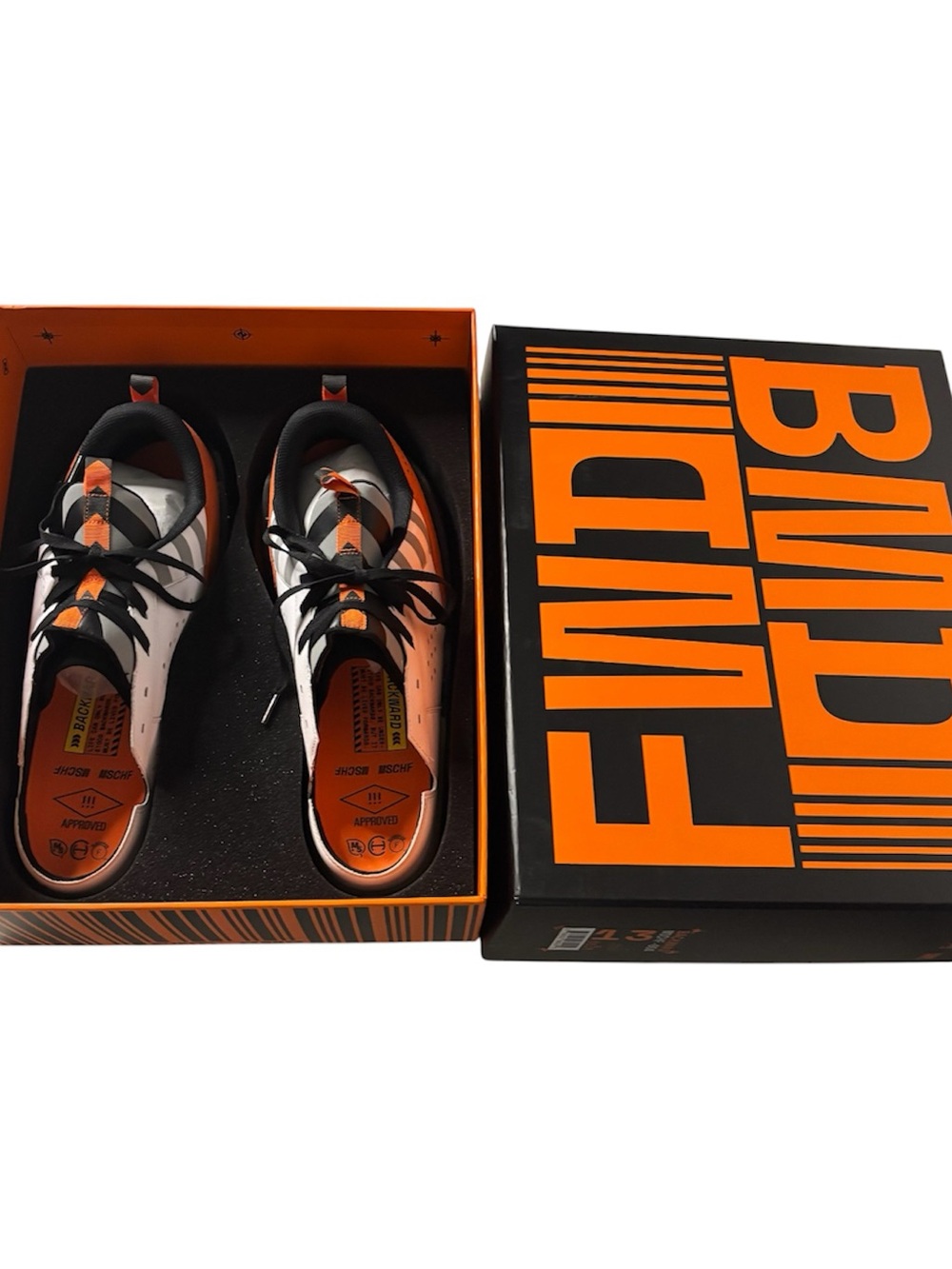MSCHF BWD Sneakers “Reverse Sole” White Orange Streetwear Shoes  Design Men’s